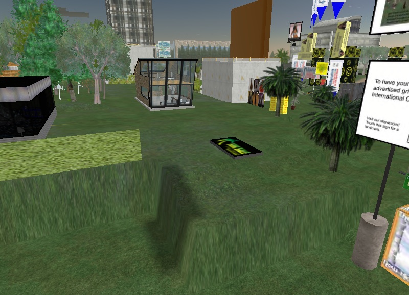 A front view of Peter Krogstad's offices in Stratus in his offices with his new Powerbook