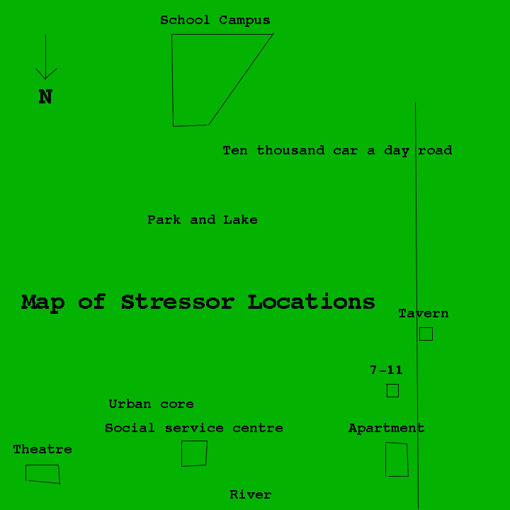 MAP OF STRESSORS